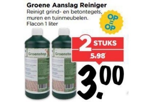 groene aanslag reiniger