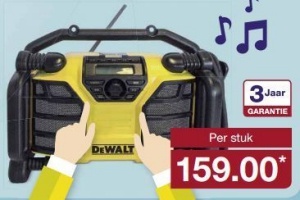 dewalt bouwradio dcr017