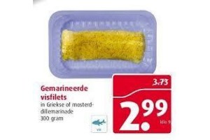 gemarineerde visfilets