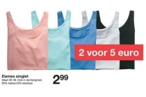 dames singlet