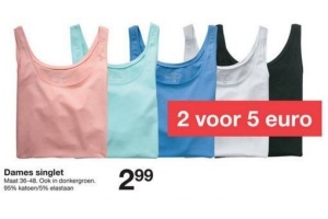 dames singlet