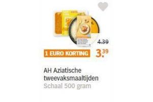ah aziatische tweevaksmaaltijden