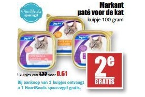 markant pate voor de kat