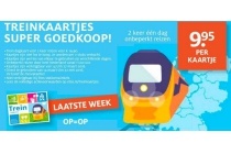 treinkaartjes super goedkoop