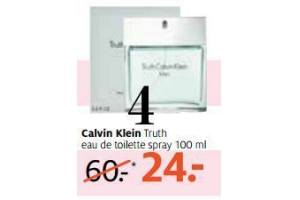 calvin klein truth eau de toilette spray 100 ml