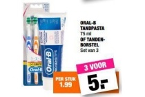 oral b tandpasta of tandenborstel