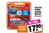 gillette fusion scheermesjes