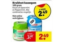 kruidvat kauwgom