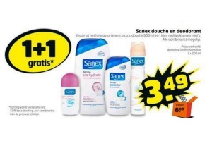 sanex douche en deodorant