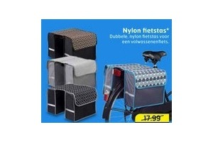 nylon fietstas