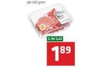 spar rib of haaskarbonade