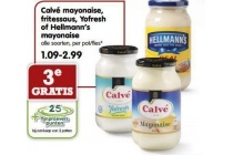 calve mayonaise fritessaus yofresh of hellmann s mayonaise