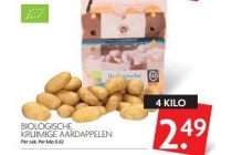 biologische kruimige aardappelen