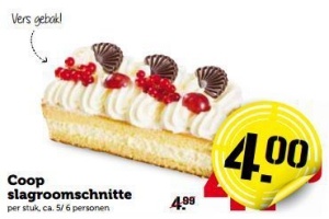 coop slagroomschnitte