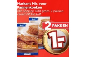 markant mix voor pannenkoeken