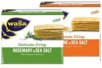 wasa delicate crisp en crunch sensation