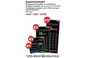 kraslot exclusief