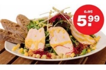 salade met gerookte kip