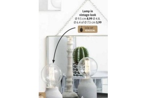lamp in vintage look