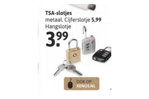 tsa slotjes