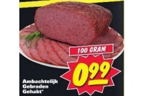 ambachtelijk gebraden gehakt