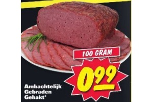 ambachtelijk gebraden gehakt