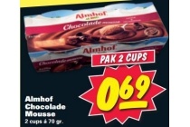 almhof chocolade mousse