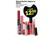 rimmel lipstick lipgloss en lipliner