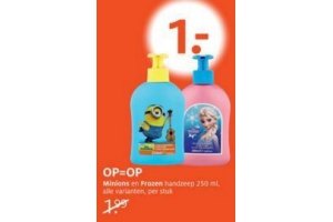 minions of frozen handzeep