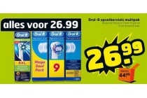 oral b opzetborstels multipak