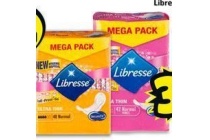 libresse maandverband en inlegkruisjes mega packs