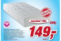 pocketveermatras 7 zone
