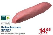 kalfsachtermuis gevliesd