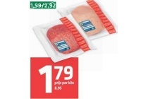 slagers boterhamworst tosti schouderham snijworst of kipfilet