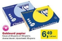 clairefotaine gekleurd papier