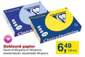 clairefotaine gekleurd papier