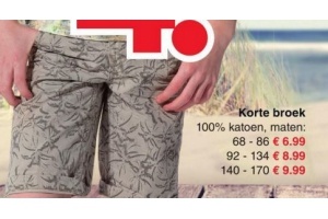 korte broek kinderen