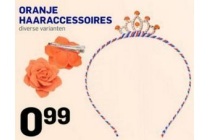 oranje haaraccessoires