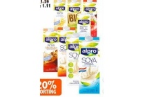 alpro drinks houdbaar