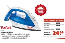 tefal stoomstrijkijzer