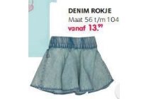 denim rokje