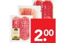 gualerzi salame di parma prosciutto del castello of coppa di parma