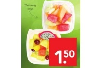tropische fruitssalade of meloensalade
