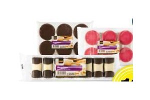 coop gangmakers roze koek mini of mergpijpjes cake
