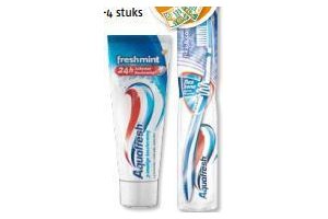 aquafresh tandpasta s of tandenborstels