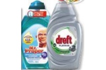 mr proper allesreinigers of dreft afwasmiddelen