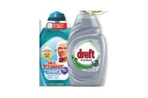 mr proper allesreinigers of dreft afwasmiddelen