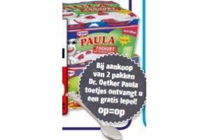 dr oetker paula toetjes