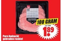 pure ambacht gebraden rosbief