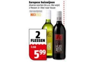 europese huiswijnen